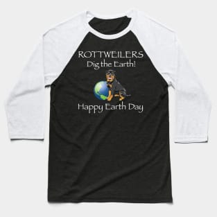 Rottweiler Earth Day Awareness T-Shirt Baseball T-Shirt